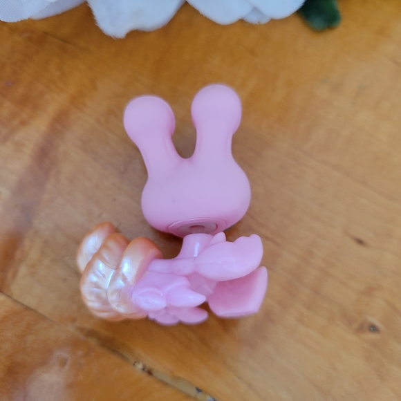 Littlest Pet Shop LPS #952 Pink Hermit Crab Brown Eyes - Picture 8 of 12